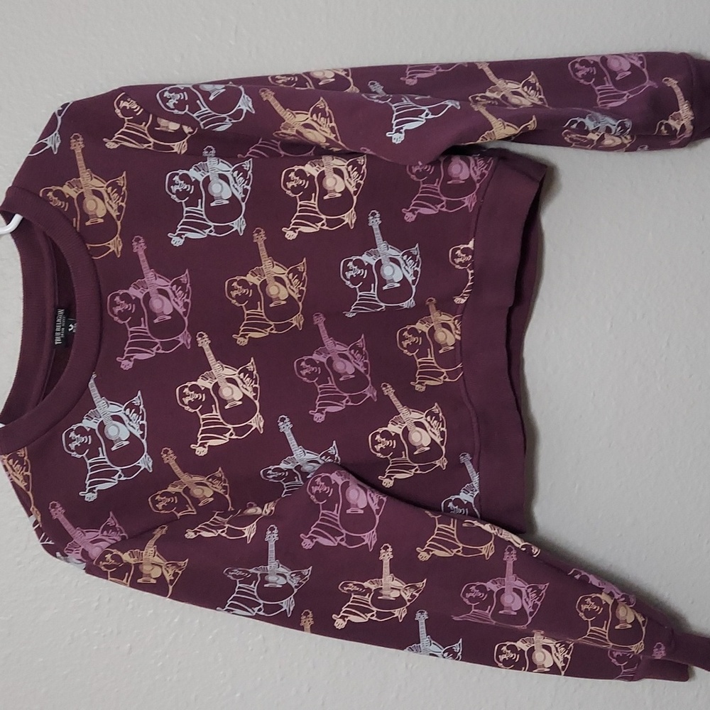 Cropped True Religion sweatshirt